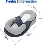 Soft Baby Reflux Pillow Portable Adjustable Baby Wedge Pillow for Newborn Infant, Support Breastfeeding Pillows