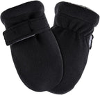 Zsedrut No Scratch Baby Mittens Toddler Infant Fleece Lined Gloves Winter Warm Mitten for Baby Boys Girls