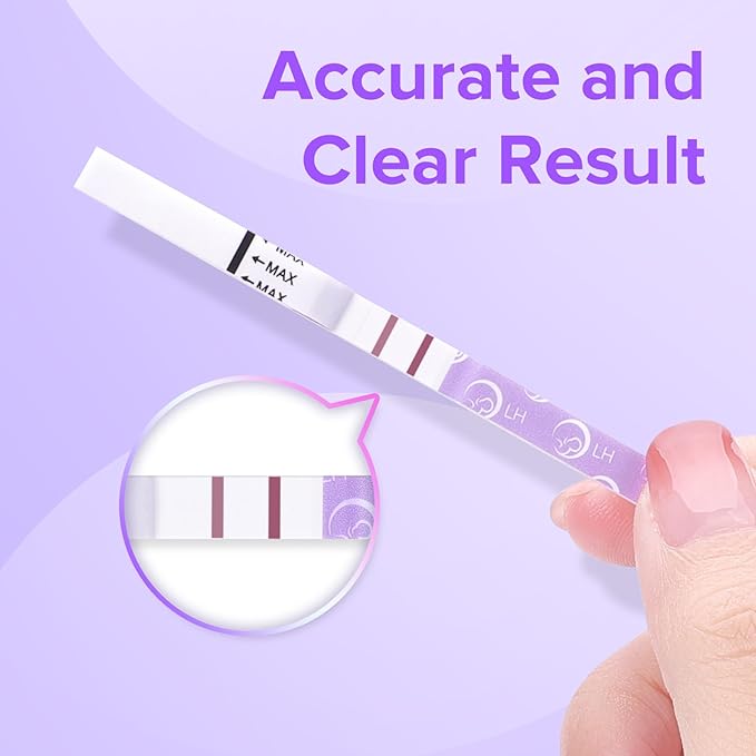 Premom Quantitative Ovulation Predictor Kit: 25 Ovulation Test Strips + 5 Pregnancy Test Strips Combo, with Smart Digital Ovulation Reader App - Accurate Numerical LH Tests