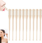 10PCS Nasal Hair Cutter,2025 Upgraded Manual 360° Rotating Nostril Hair Removal Tool,2 in 1 Noses Hairs Knife with Earpick,Portable Manual Nose Hair Trimmer for Women Men Travel Essentials