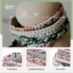 Parker Baby Girl Braided Headbands, Assorted 10 Pack of Hair Accessories for Girls -"Wildflower Set"