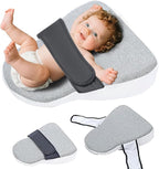 Pillow for Sleeping/Feeding, Soft Cotton Cover, Bedroom, Playrooms, Stroller, Crib, Detachable