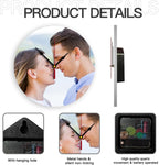 Generic Custom Clocks for Walls Personalized Clocks with Picture Customized Round Clock for Birthday Wedding Present Family Friends Gifts, 12inch-30cm