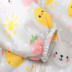 TUIJI Toddler Boys Girls Cartoon Print Zip Jacket Hooded Trench Lightweight Kids Coats Windbreaker Outdoor Cute Dust Coats