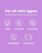 Seaweed Bath Co. Hydrate Body Wash - Lavender - Hydrating Foaming Cleanser with Soothing Natural Ingredients - Vegan, Paraben and Sulfate Free Shower Gel for Men and Women - 12 oz