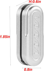 Magnetic Fidget Toys Adults Metal Fidget Slider EDC Adult Fidget Toys for Adults Stress Relief ADHD Desk Toys for Office for Adults(DNA Magnet Fidget Slider Silver)