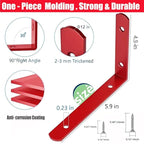 Anti Tip Furniture Anchors for Baby Pet Proofing,Furniture Wall Anchor Furniture Dresser Bookshelf Falling Prevention Device for Children (Red)