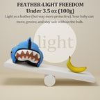 Baby Head Protector Baby Helmet for Crawling and Walking - No Bumps and Soft Safety Peak - Ultra Light and Adjustable Baby Head Protector Suitable for Babies 6-24 Months-Shark