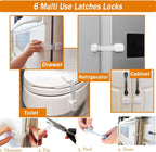 Baby Proof Kit, 58 Packs Baby Proofing Kit Essentials Child Proofing Appliance with Cabinet Locks, Corner Guards and Outlet Covers - All-in-one Super Value Child Proof Kit