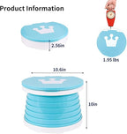 Travel Potty for Toddler, Portable and Foldable Toilet, Apply to Seat Emergency Toilet for Car, Camping, Outdoor, Indoor (blue, small)