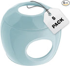 New & Improved - Door knob Baby Safety Cover - 5 Pack - Deter Little Kids from Opening Doors with A Child Proof Door Handle Lock (Blue)