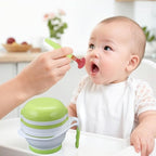 Baby Steamers and Blender 1 Set Baby Food Maker, Food-Grade Mill with Mash Bowl, Hand Masher, Citrus Juicer, Grater, Fruits and Vegetables Infant Puree Maker