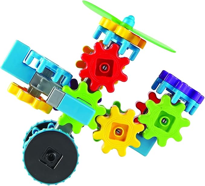 Learning Resources Gears! Gears! Gears! Flight Gears - 44 Pieces, Ages 4+ Gears Toy for Kids