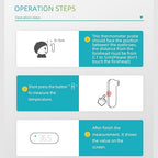 Medical Forehead Digital Thermometer with Backlight Fever Alarm, Accurate for Adults and Kids (Black)