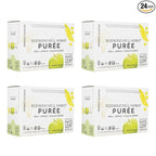 White Leaf Provisions Organic Purees / Baby Food Pouches - Fruits, Veggies & Grains, Toddler snack, Regeneratively Farmed, No Added Sugar, Non-GMO, BPA-Free Pouches 3.17 oz (Pack of 24) Pea + Apple + Cauliflower)
