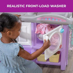 Step2 Love & Care Deluxe Baby Doll Nursery Playset for Kids, Combined Kitchen and Changing Station, Includes Toy Accessories, Easy to Assemble, Toddlers Ages 2 - 6 Years Old, Lavender