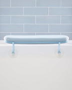 Skip Hop Baby Bath All-in-One Cushioned Elbow Saver & Kneeler Pad Set with Height-Adjustable Design and Quick-Dry Material, Wave