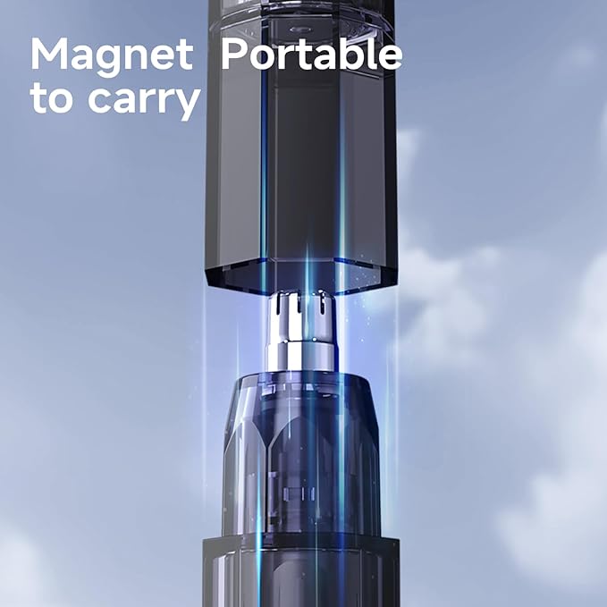 Nose Ear Trimmer Clipper R Angle Round Fast Charge Type-c Port Painless Hair Trimmer for Men Women,Touch Control Available Wet Hands with IPX7 Waterproof,Dual Edge Blades for Easy Cleaning Grey