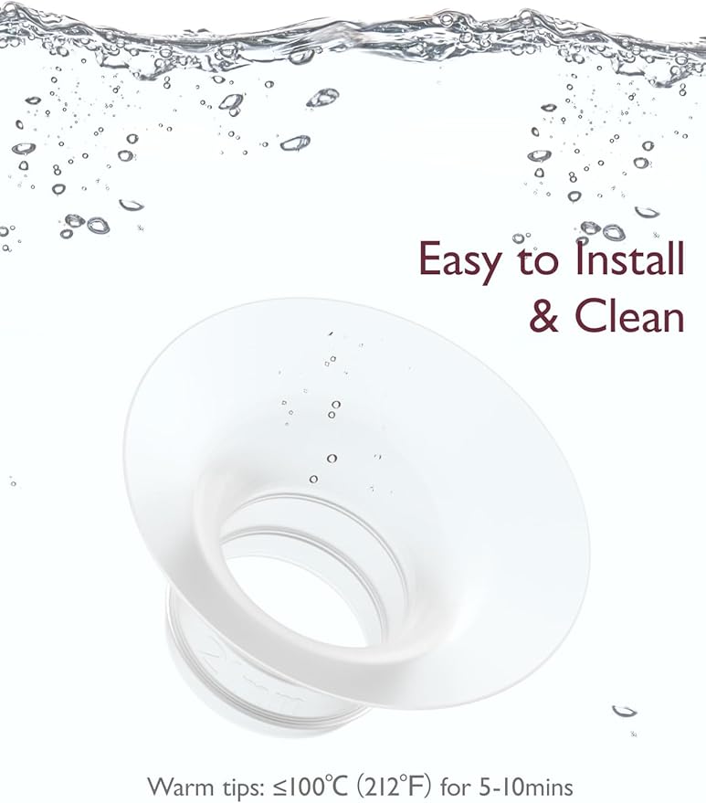 Momcozy Original Replacement Accessories for Upgraded Mobile Flow | Upgraded M9,Original Upgraded M9 Breastfeeding Parts, Inserts 15/17/19/21mm