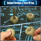 Mjolnir Fidget Spinner Toy for Kids Adults, Thor's Hammer Finger Hand Spinner, Metal 2 in 1 Transformable Fidget Keychain, Infinity Cube Anti Anxiety Stress Relief Gift for Classroom Office (2 Pack)