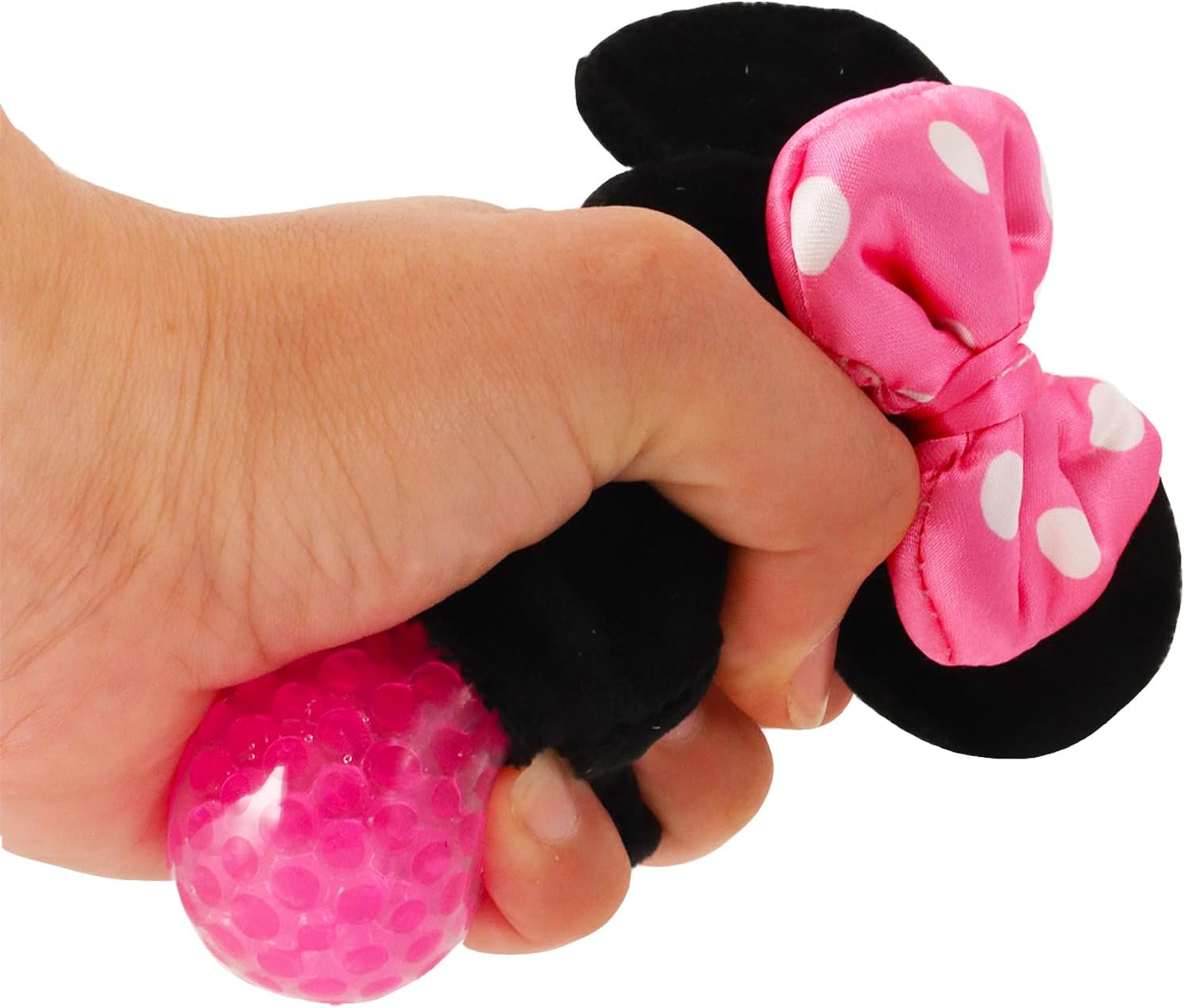 Minnie Mouse Keychain for Kids - Bundle with 2 Minnie Mouse Fidget Toy Keychains Plus Stickers, More | Minnie Mouse Pop Fidget Toys for Girls