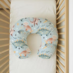 Nursing Pillow Covers 2 Pack, Breastfeeding Pillow Slipcovers Soft and Stretchy, Nursing Covers for Baby Girls Boys Newborn