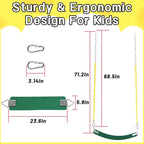 Swing Set for Kids with Chain-Play Swing for Adults with Stainless Steel Mental Taiangle Ring-Suitable for Family Backyard-Play Swing Set (AB010002-6)