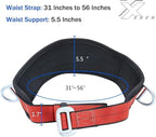 X XBEN Portable Safety Belt Kit, With Hip Pad and 2 D Rings, safety Climbing Harness