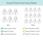 Duckbill Valves for Spectra. Replacement Duckbill Valves for S1 S2 9 Plus SG Pumps. Not Original Accessories (12 Count)