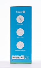 Nasal Irrigation System by Tilcare - Perfect Nasal Rinse Machine for Sinus & Allergy Relief - Electric Neti Pot for Nasal Irrigation to Cleanse Your Stuffy Nose - Comes with a Towel and 30 Salt Packs