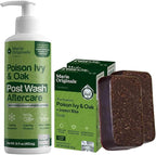 Marie Originals Poison Ivy Soap Bar (2 Pack, 2.9 oz Each) & Aftercare Lotion (16 fl oz) – Natural Cleanser & Soothing Moisturizer for Poison Ivy, Oak & Sumac Exposure