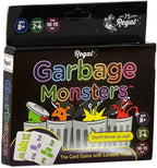 Regal Games Garbage Monsters Card Game Set for Kids, Teens & Adults - 2-4 Player Fun Family Games - Travel Playing Cards (16 Garbage Monsters Cards)