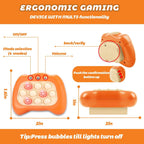 Children Quickly Push Toy Games, Adults Quickly Push Handheld Game Toys, Bubble Pressure pop-up Light Games, Birthday, Boys and Girls Autism Relief, Multiplayer PK