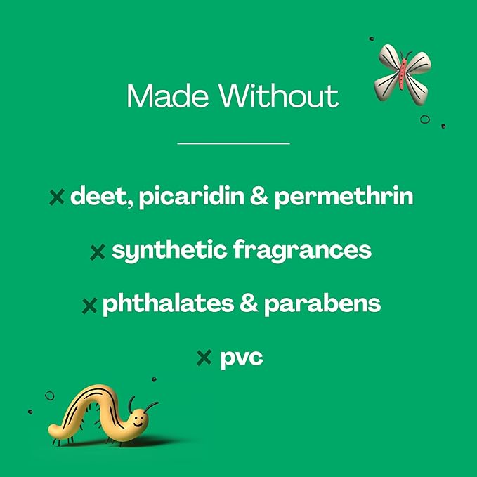 Hello Bello Kids Mosquito Repellent Bracelets, Made with Natural Citronella and Peppermint Oils, 5ct Bag