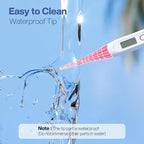 Boncare 10 Seconds Oral Thermometer for Adults and Kids - Accurate & Safe Rectal Thermometer for Baby with Fever Alarm, Digital Thermometer (Pink)
