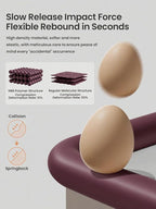 Baby Proof Edge Corner Protector, 6.56FT 0.47''Th L-Shape Furniture Corner & Edge Safety Bumpers with 6 Corners, Pre-Taped, Soft NBR Rubber Foam Desk Edge Cushion Wall Corner Protector（Brown）