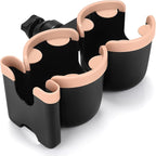 Accmor Stroller Cup Holder with Phone Holder, Bike Cup Holder, Universal Cup Holder for Uppababy Nuna Doona Strollers, 2-in-1 Cup Phone Holder for Stroller, Bike, Wheelchair, Walker, Scooter