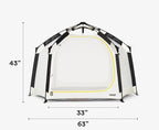 Veer Basecamp | JPMA Certified Portable Pop Up Play Yard/Play Pen for Babies, Toddlers and Kids | Indoor and Outdoor Use | Shade Canopy | Keeps Bugs Out | Playard Safety Certified