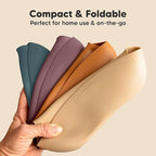 KeaBabies 2-Pack Silicone Baby Bibs for Eating - Sturdy Food-Grade Silicone Bibs for Babies Girl, Boy, Large Food Catcher, Clean & Put On Easily, Waterproof Toddler Feeding Essentials (Rocky)