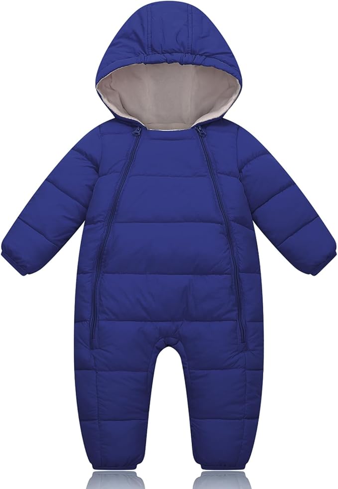 Toddler Snow Suit Baby Snowsuit Infant Boy Winter Coat Girl Puffer Clohtes 0-2T