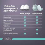 Elvie - Single, Wearable Breast Pump w/App - The Smallest & Quietest - Portable - Hands Free & Discreet - Automated w/Four Personalized Settings - Includes 3 Sets of Breast Shields