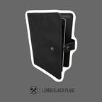 Genuine Leather AirTag Passport Holder and Wallet for Men and Women RFID Blocking for Secure Traveling and Documentation Organizer (Black)