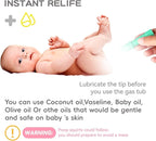 Gas and Colic Reliever for Babies, Baby Gas Colic Relief, Natural Solution for Baby Colic and Gas Relief, Safe & Effective Instant Constipation Relief for Babies, 20 Count (Green)