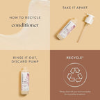 The Honest Company Silicone-Free Conditioner | Gentle for Baby | Naturally Derived, Tear-free, Hypoallergenic | Sweet Almond Nourish, 10 fl oz