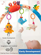 Pau1Hami1ton Baby Stroller Arch Toys, Car Seat Toys,Baby Gifts.S-19(Fish)