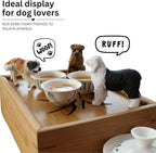 Liberty Imports 18 PCS Large Dog Figurines Playset, 4" Toy Pet Puppy Realistic Play Figures, Canine Bulk Animal Variety Cake Toppers, Party Favors for Kids