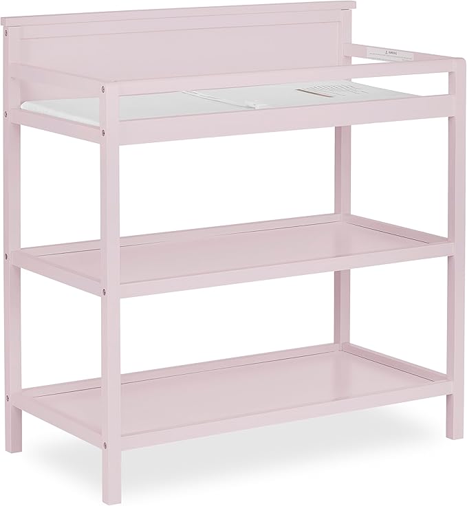 Dream On Me Jax Universal Changing Table, Blush Pink , 34x20x40 Inch (Pack of 1)