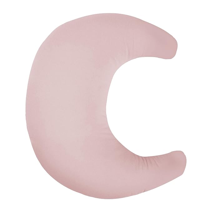 snuggle me Organic Nursing Pillow (New 2025 Design) | Bottle & Breastfeeding Pillow with Organic Cotton Cover & Fiberfill, Machine Washable Feeding Pillow, Newborn Essentials Must Haves (Petal) - v2