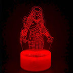 3D Alien Night Light, Horror Monster Illusion Table Lamp with 16 Colors Remote Control Touch Lamp LED USB Night Light Desk Lamps Room Decorations Home D¨¦cor