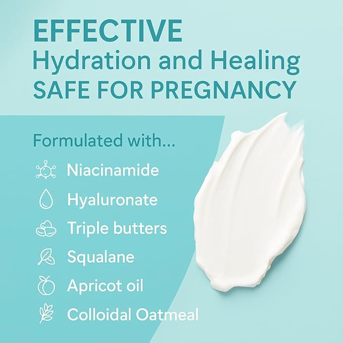 Yummy Tum Tum Stretch Mark Belly Butter for Pregnancy - 4fl Oz, Soft Lavender Scent - Pregnancy Stretch Mark Prevention - Pharmacist Formulated.